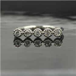 0.29 ctw Diamond Ring - 14KT White Gold