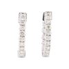 Image 1 : 1.00 ctw Diamond Earrings - 14KT White Gold