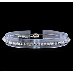 1.00 ctw Diamond Bracelet - 14KT White Gold