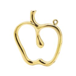 Tiffany and Company Elsa Peretti Apple Motif Pendant - 18KT Yellow Gold