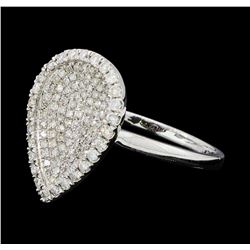 0.70 ctw Diamond Ring - 14KT White Gold