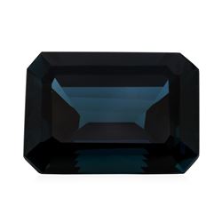 34.09 ct. Natural Emerald Cut London Blue Topaz