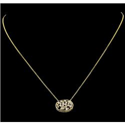 0.67 ctw Diamond Necklace - 14KT Yellow Gold