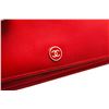 Image 5 : Chanel Red Leather CC Long Wallet