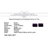 Image 3 : 11.09 ctw. Natural Emerald Cut Amethyst Parcel of Two