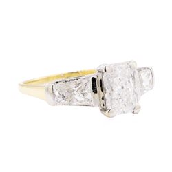 1.90 ctw Diamond Ring - 18KT White And Yellow Gold