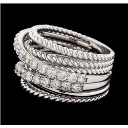 1.35 ctw Diamond Ring - 14KT White Gold