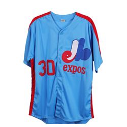 Montreal Expos Tim Raines Autographed  Jersey