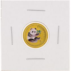 2000  1/10 oz China Panda Gold Coin