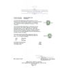 Image 5 : 1.46 ctw Tsavorite and Diamond Ring - Platinum