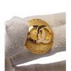 Image 5 : Chanel Gold CC Disc Clip On Earrings