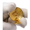 Image 6 : Chanel Gold CC Disc Clip On Earrings