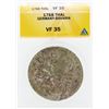 Image 1 : 1768 Thal Germany Bavaria Coin ANACS VF35