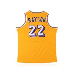 PSA Certified Elgin Baylor Autographed Basketball Jersey