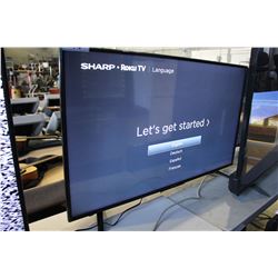 55" SHARP ROKU LCD COLOR TV