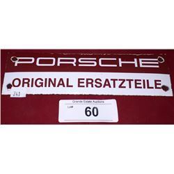 PORCELAIN PORSCHE SIGN