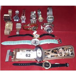 APPROX 14 ASSORTED WRIST WATCHES