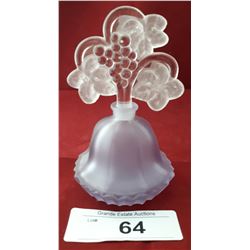 AMETHYST ART GLASS PERFUME BOTTLE