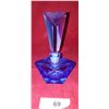 Image 1 : COBALT BLUE ART GLASS PERFUME BOTTLE