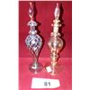 Image 1 : 2 ART GLASS PERFUME BOTTLES