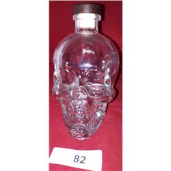 CRYSTAL VODKA SKULL DECANTER