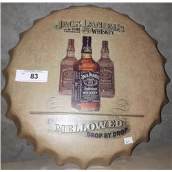 JACK DANIELS METAL BOTTLECAP SIGN