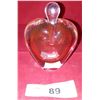 Image 1 : RED ART GLASS PERFUME BOTTLE