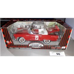 TEXACO 1956 FORD THUNDERBIRD DIE CAST CAR 1:18 SCALE, N.O.S. UNOPENED PACKAGE