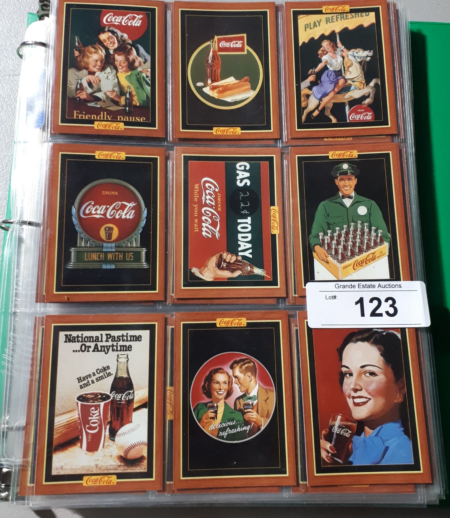 APPROX 100 COCA COLA TRADING CARDS