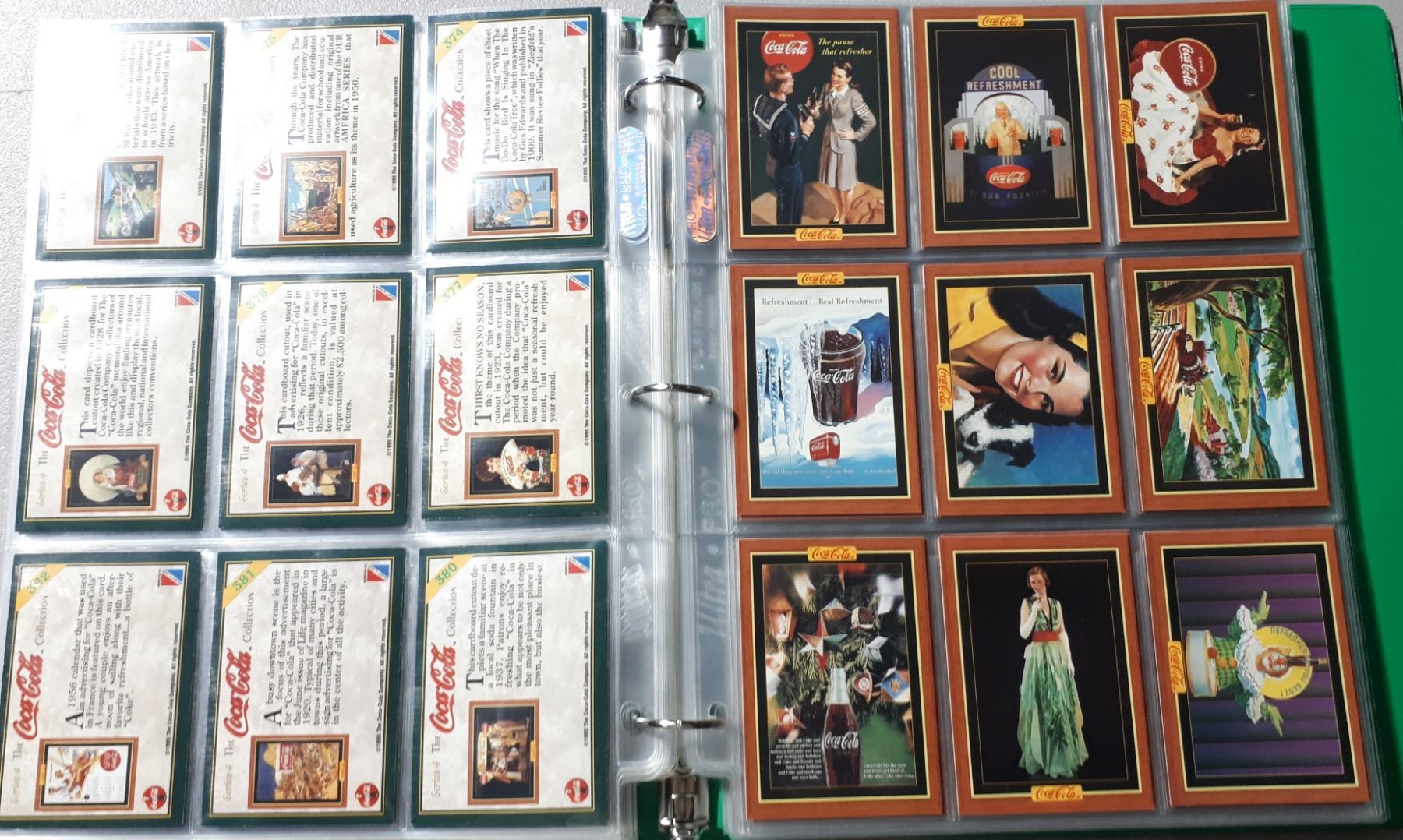 APPROX 100 COCA COLA TRADING CARDS