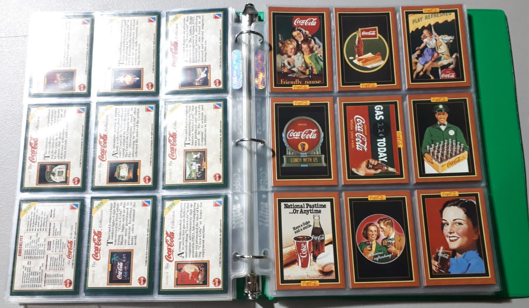 APPROX 100 COCA COLA TRADING CARDS