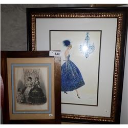 2 VINTAGE PRINTS