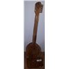 Image 1 : VINTAGE FOLK ART WOOD CARVED GUITAR