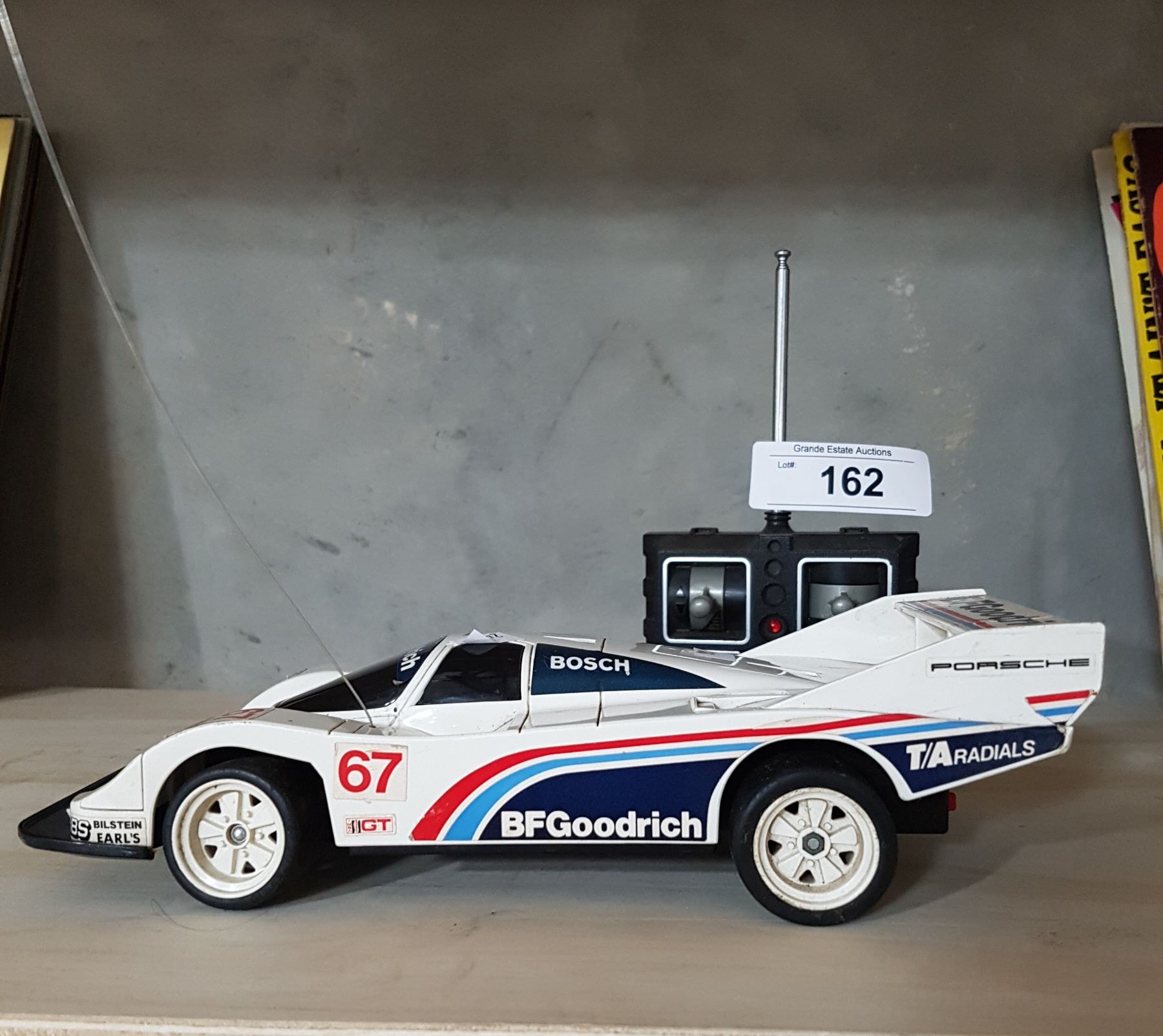 VINTAGE TYCO R/C PORSCHE RACE CAR
