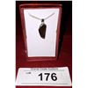 Image 1 : AMALITE STONE WITH STERLING CHAIN