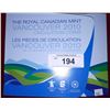 Image 1 : ROYAL CANADIAN MINT VANCOUVER 2010 CIRCULATION COINS SET