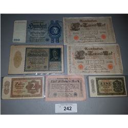 7 1910-1935 WORLD BANK NOTES