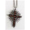 Image 2 : Zuni Sterling Cross Pendant Necklace
