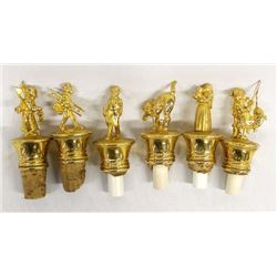 Goldtone Barware Bottle Stoppers