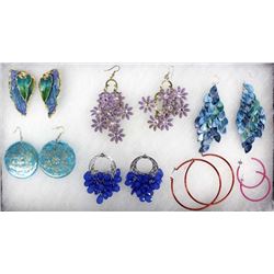 7 Pairs of Vintage Estate Earrings
