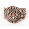 Image 1 : Navajo Sterling & Pink Shell Cluster Bracelet