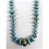 Image 1 : Turquoise Graduated Bead Necklace