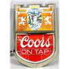 Image 1 : Adolph Coors Company Electric Barware Sign