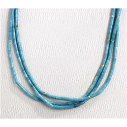 Santo Domingo Turquoise Heishi Necklace