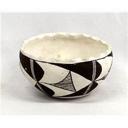 Vintage Native American Acoma Pottery Bowl