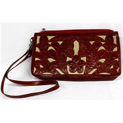 Leaders in Leather Tooled Leather Purse