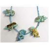 Image 1 : Native American Turquoise Elephant Necklace