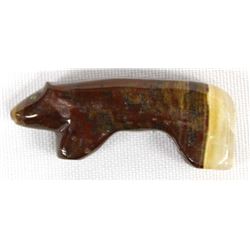 Native American Carved Stone Bear Fetish