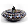Image 1 : Hand Painted Lidded Pottery Dish