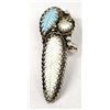 Image 1 : Native American Zuni Turquoise Ring, Size 7